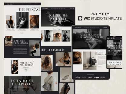 Premium Wix Studio Website Template for Creative Agency - Advertfox