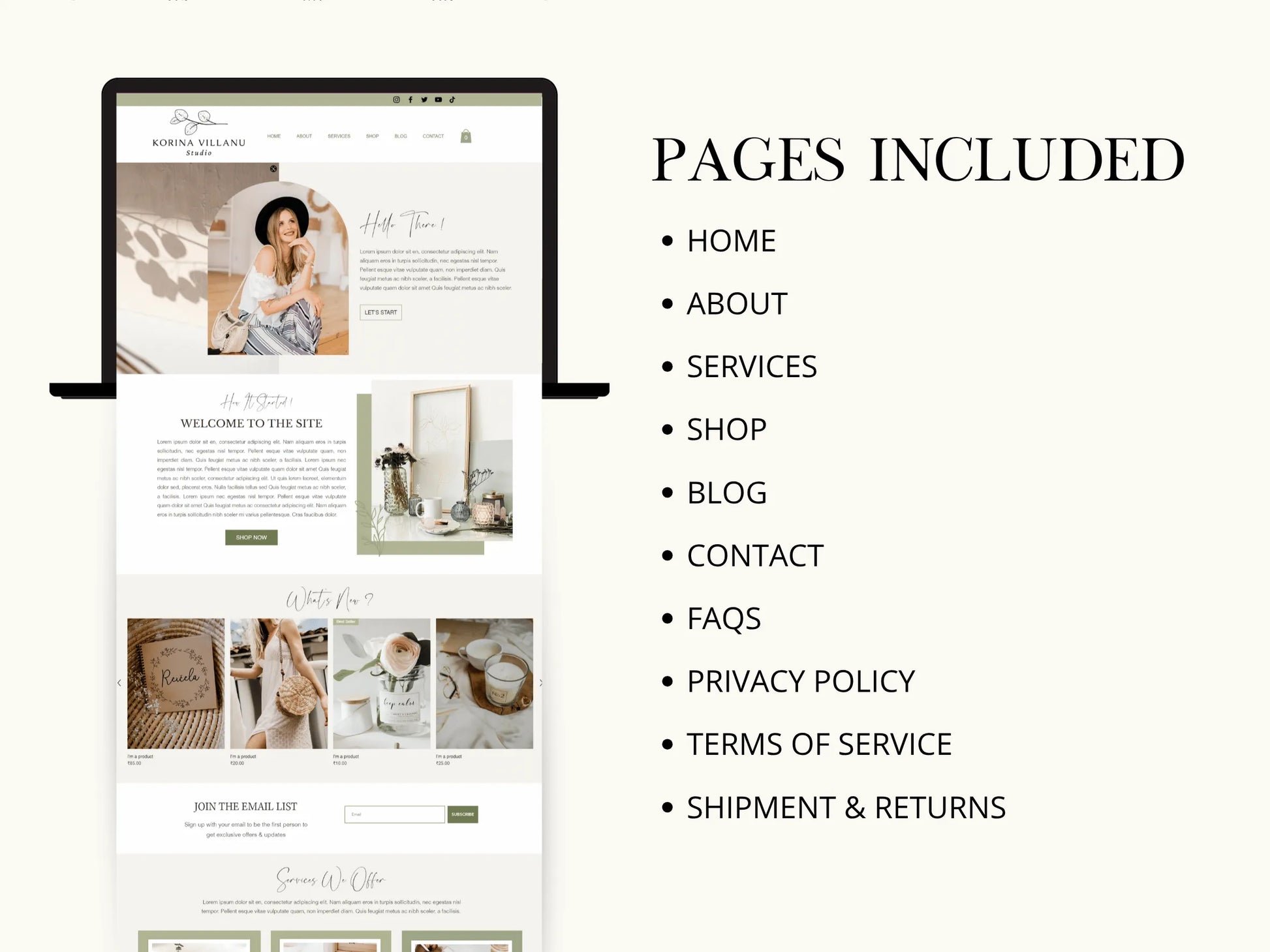 Elegant Wix Website Template For Coaches & Creative Agengency - Advertfox