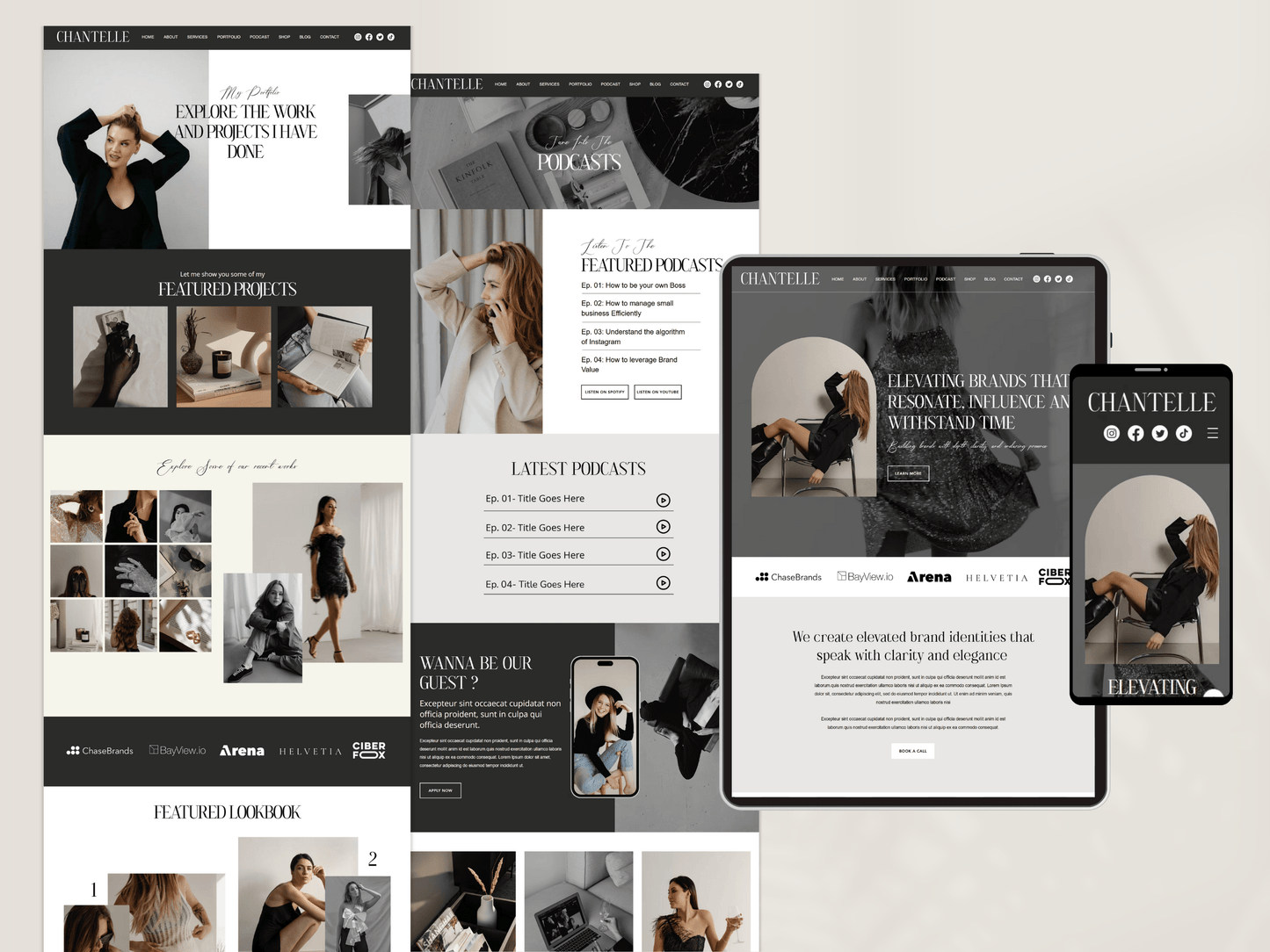 Life Coach Wix Website Template