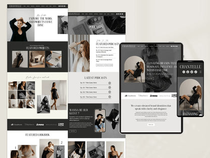 Elegant Wix Website Template for Creative Agencies - Advertfox