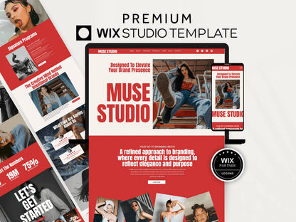 Wix Studio Website Template for Coaches, Creatives - Advertfox