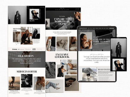 Luxury Wix Studio Website Template for Consultancy & Creatives - Advertfox