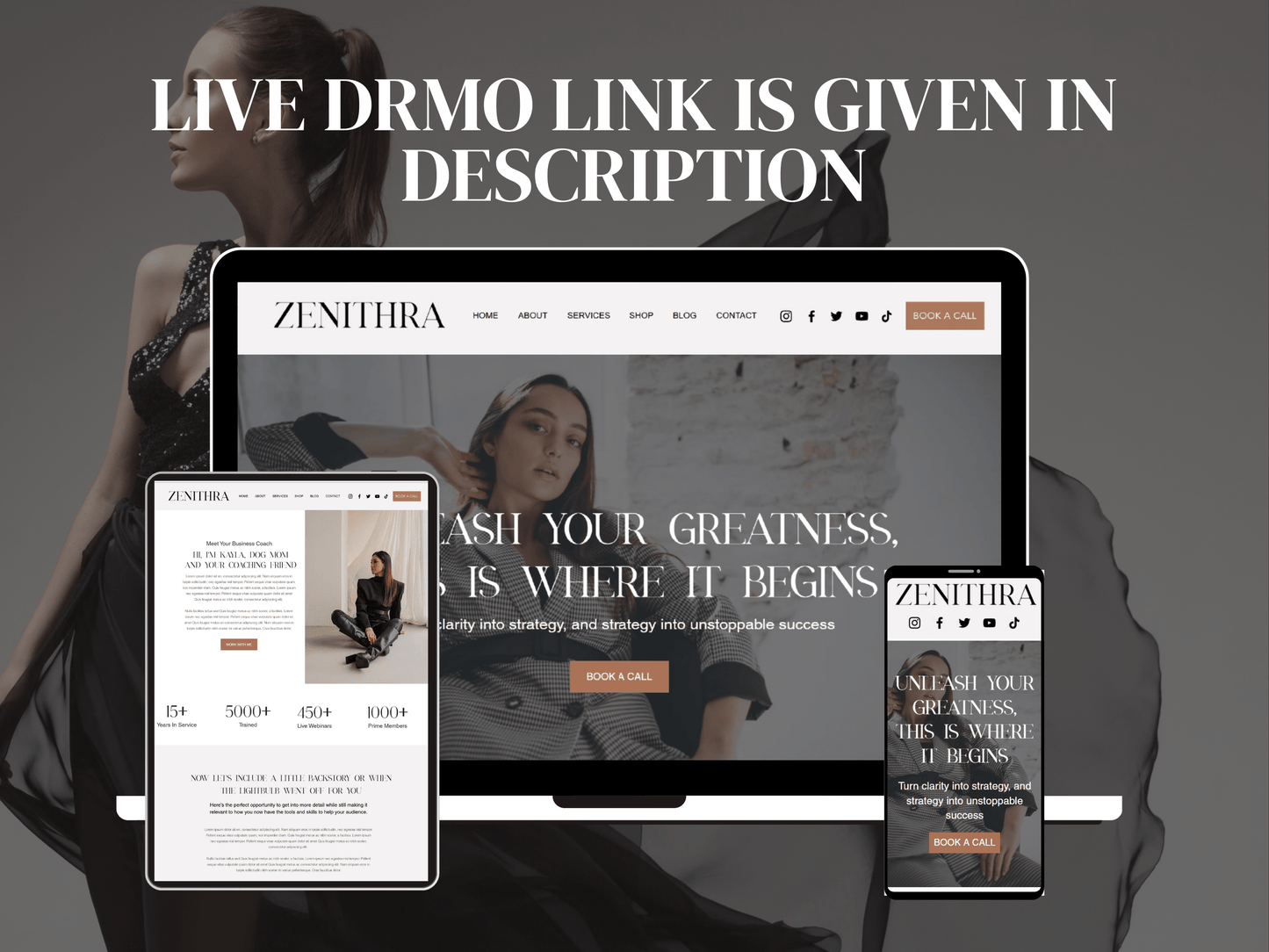 Coaching Wix Website Template