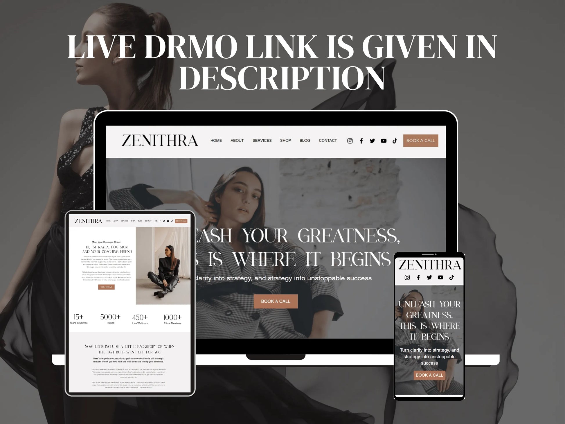 Modern Wix Website Template for Coaches & Agencies - Advertfox