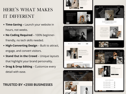 Bold Wix Website Template - Advertfox