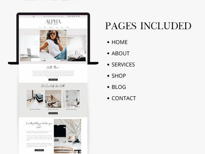 Wix Website Template for Coaches & Service Agency - Advertfox