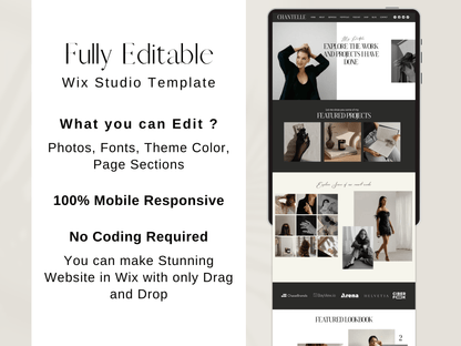 Life Coach Wix Website Template