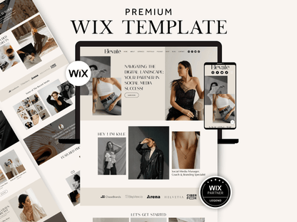 Premium Wix Website Template - Advertfox