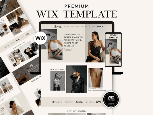Premium Wix Website Template - Advertfox