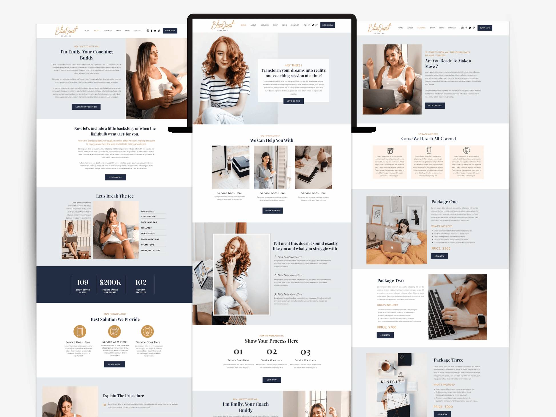 Wix Template For Coaches & Service Agency - Advertfox