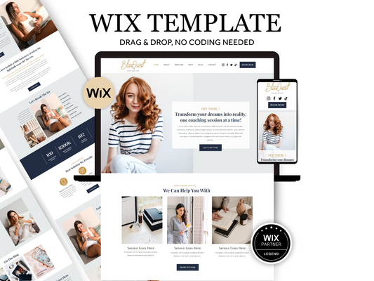Wix Template For Coaches & Service Agency - Advertfox