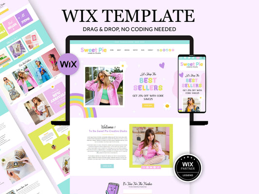 Wix Website Template For Ecommerce Stores - Advertfox