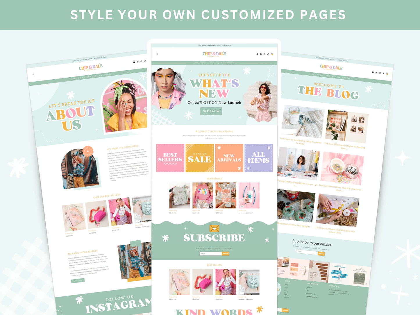 Pastel Shopify Theme - Advertfox