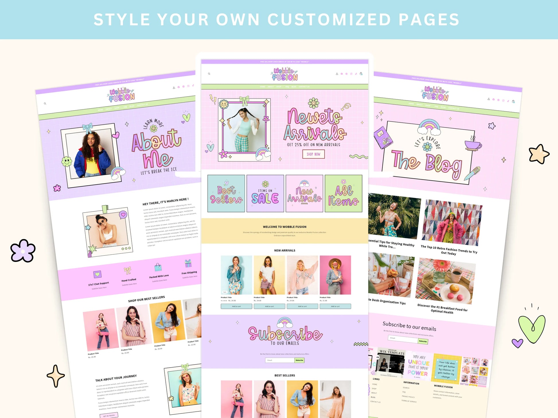 Pastel Shopify Theme - Advertfox