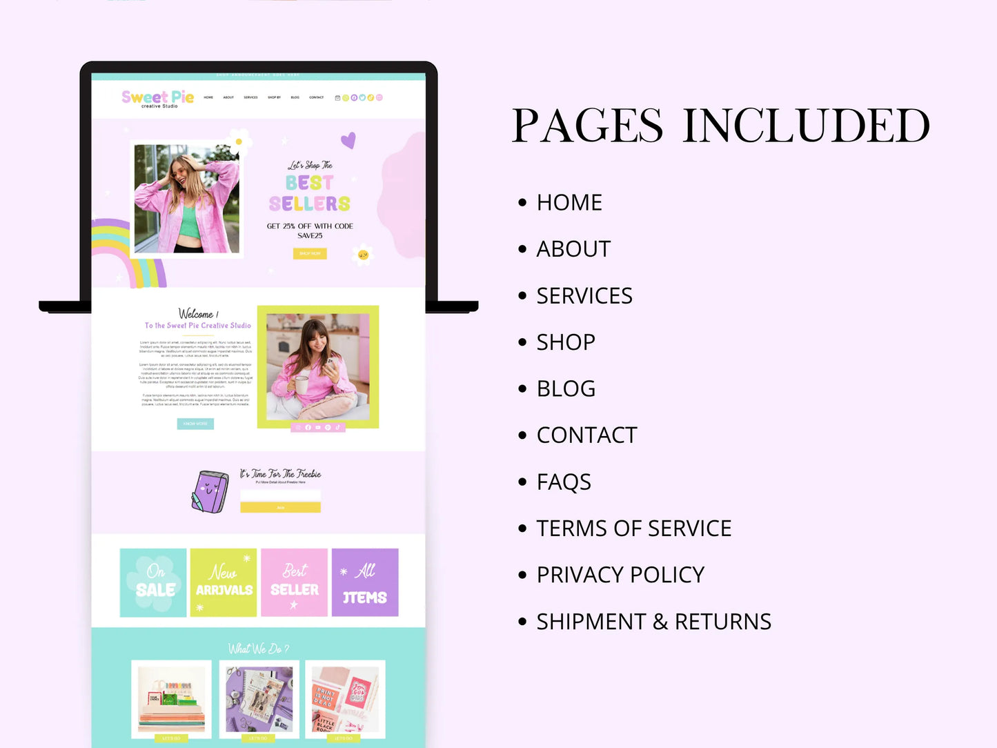 Wix Website Template For Ecommerce Stores - Advertfox