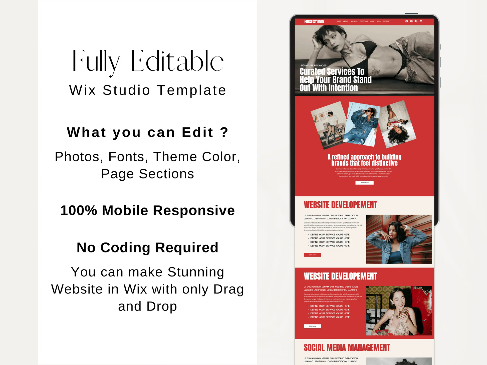Wix Studio Website Template for Coaches, Creatives - Advertfox