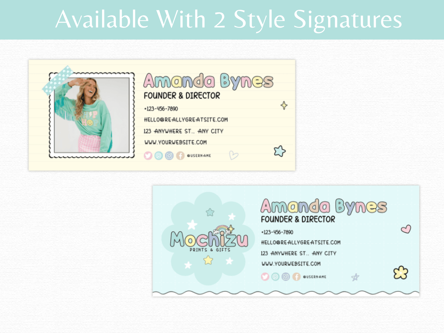 Mochizu Email Signature