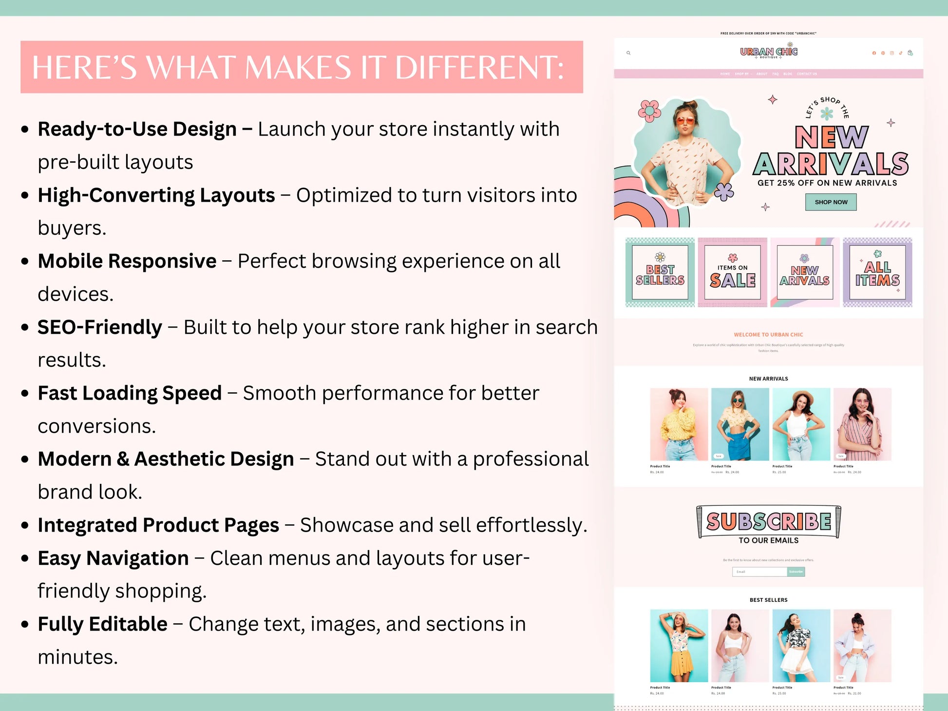 Groovy Shopify Theme for Boutique - Advertfox