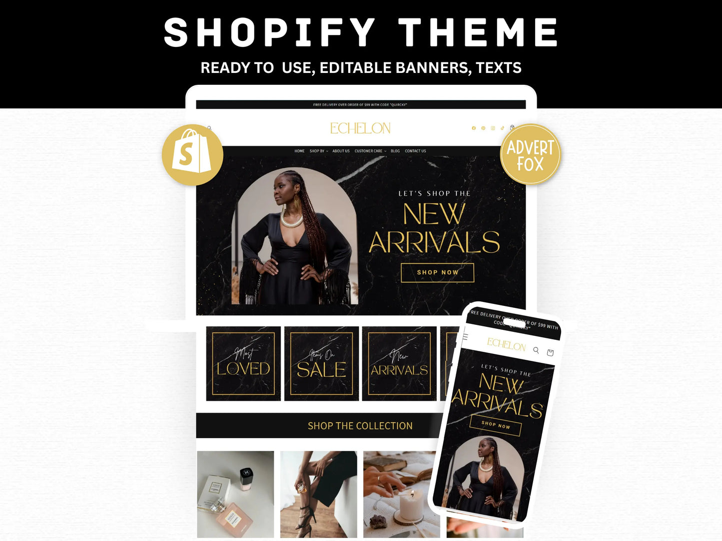 Luxury Shopify Theme - Advertfox