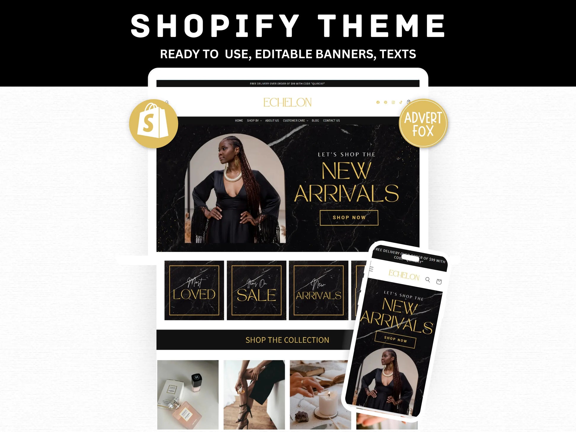 Luxury Shopify Theme - Advertfox
