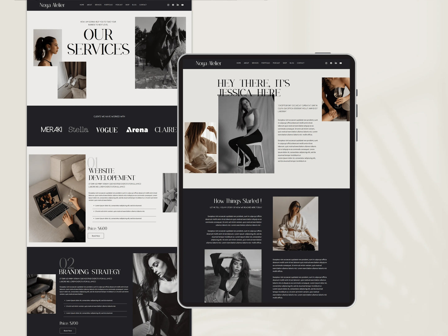 Premium Wix Studio Website Template for Creative Agency - Advertfox