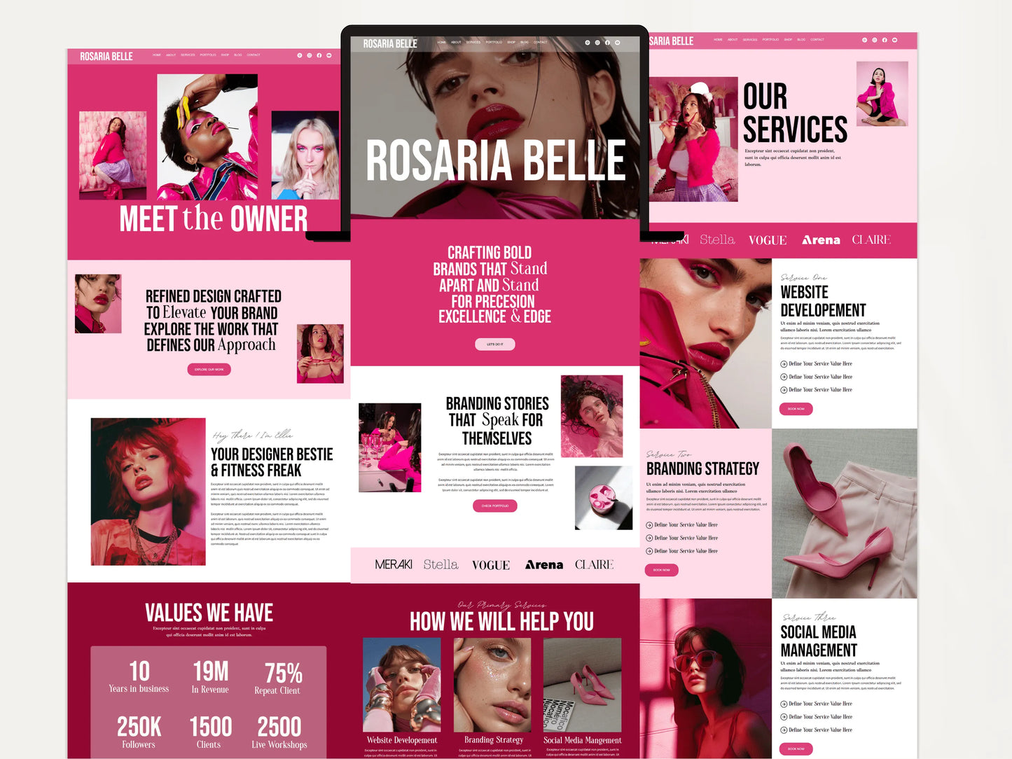 Luxury Wix Studio Website Template for Service Businesses - Advertfox