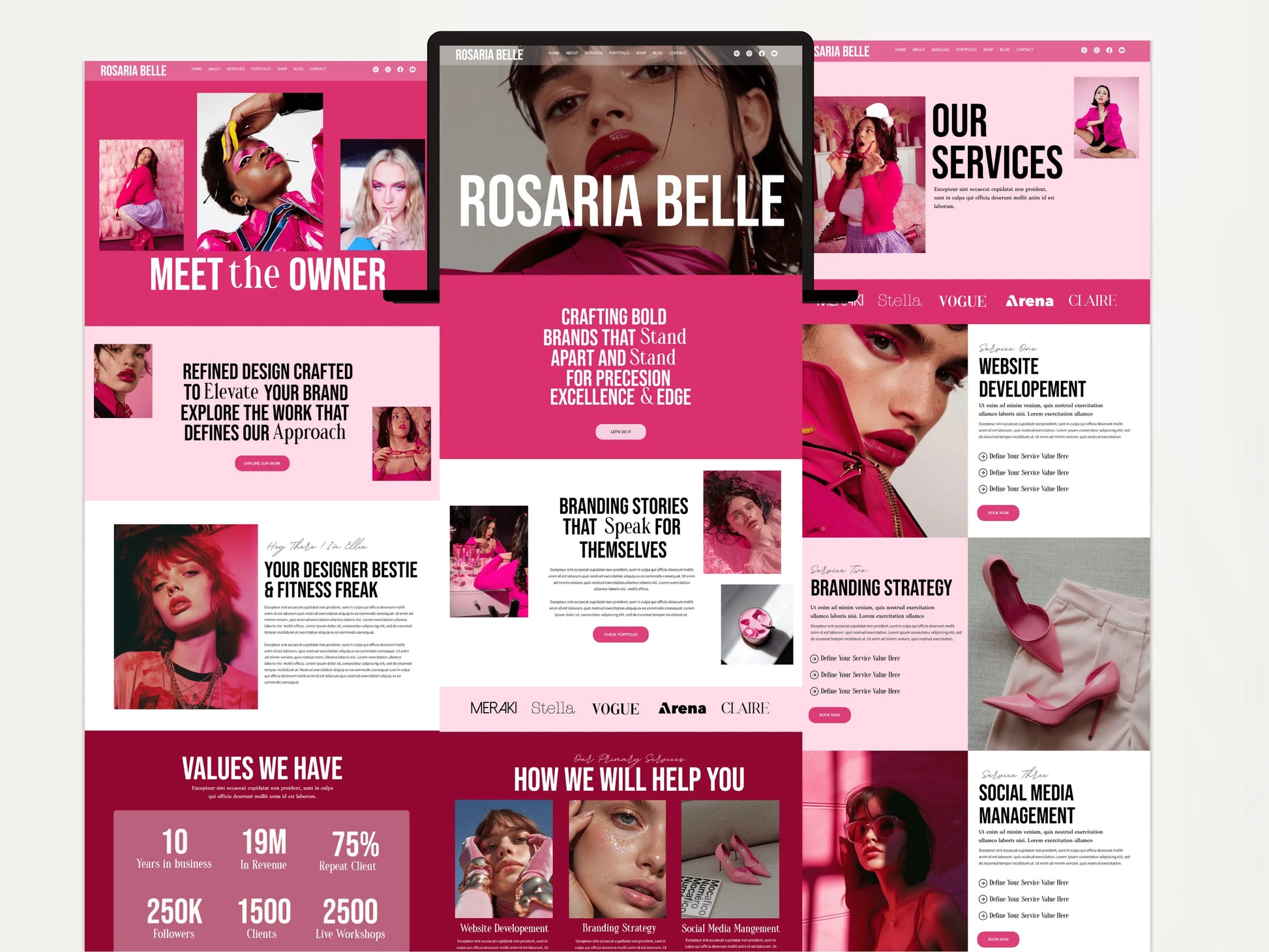 Luxury Wix Studio Website Template for Service Businesses - Advertfox