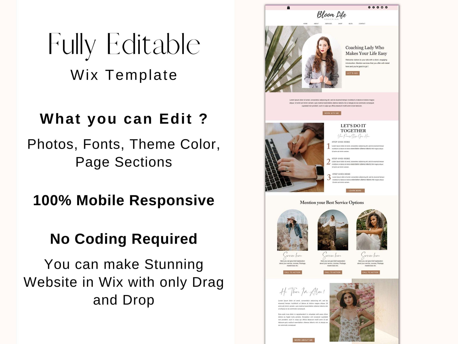 Wix Website Template - Advertfox