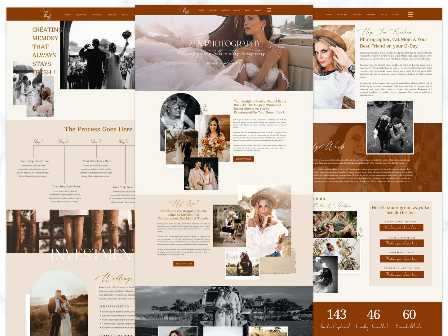 Wix Website for Wedding Photographer - Advertfox