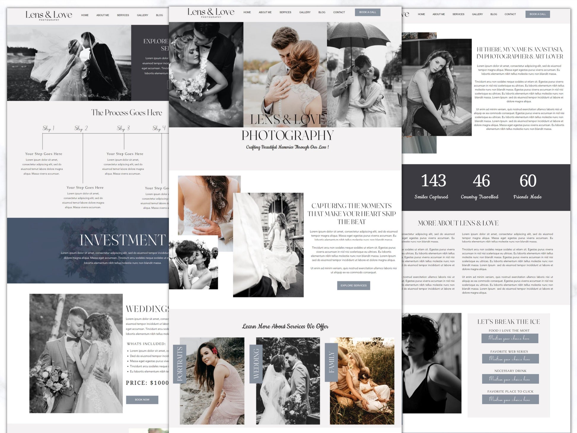 Wix Website for Wedding Photographer - Advertfox