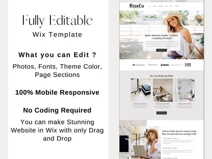 Wix Website Template - Advertfox