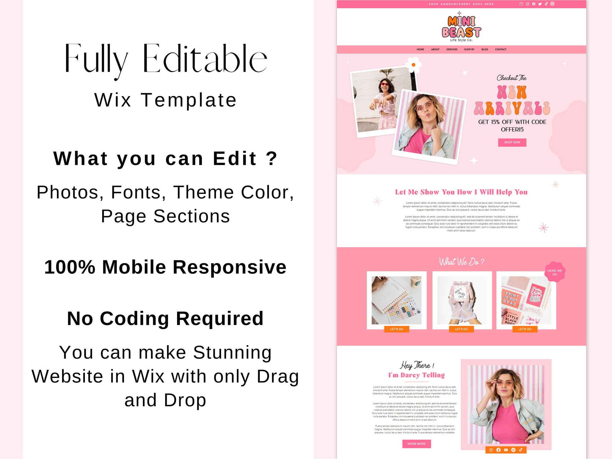 Wix Website Template - Advertfox