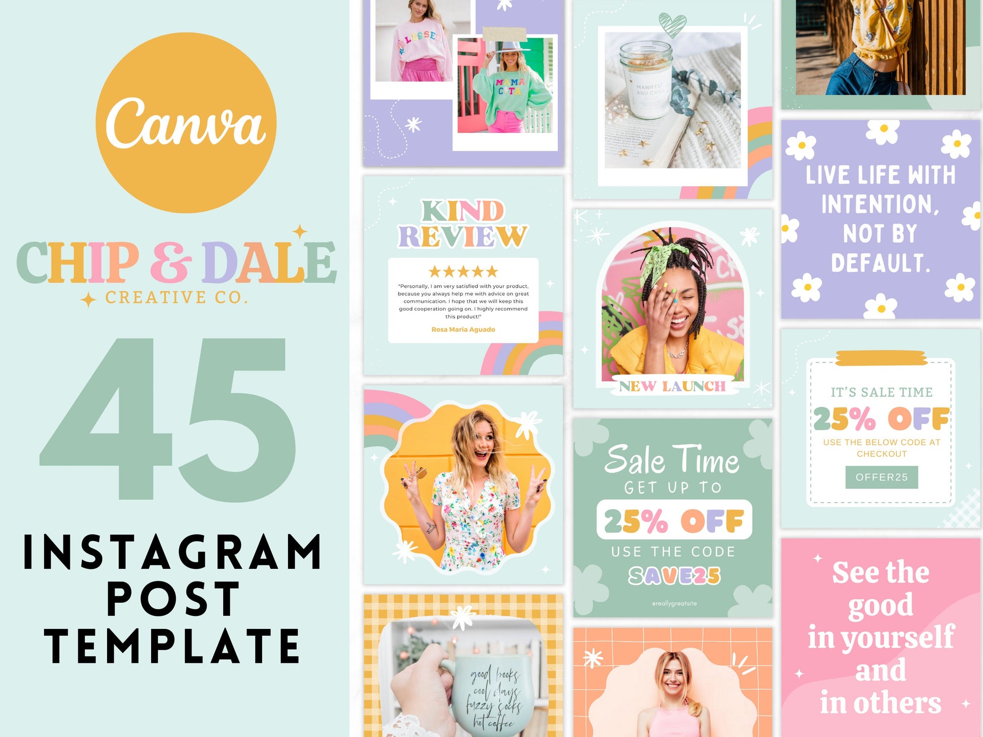 Instagram Post Templates - Advertfox