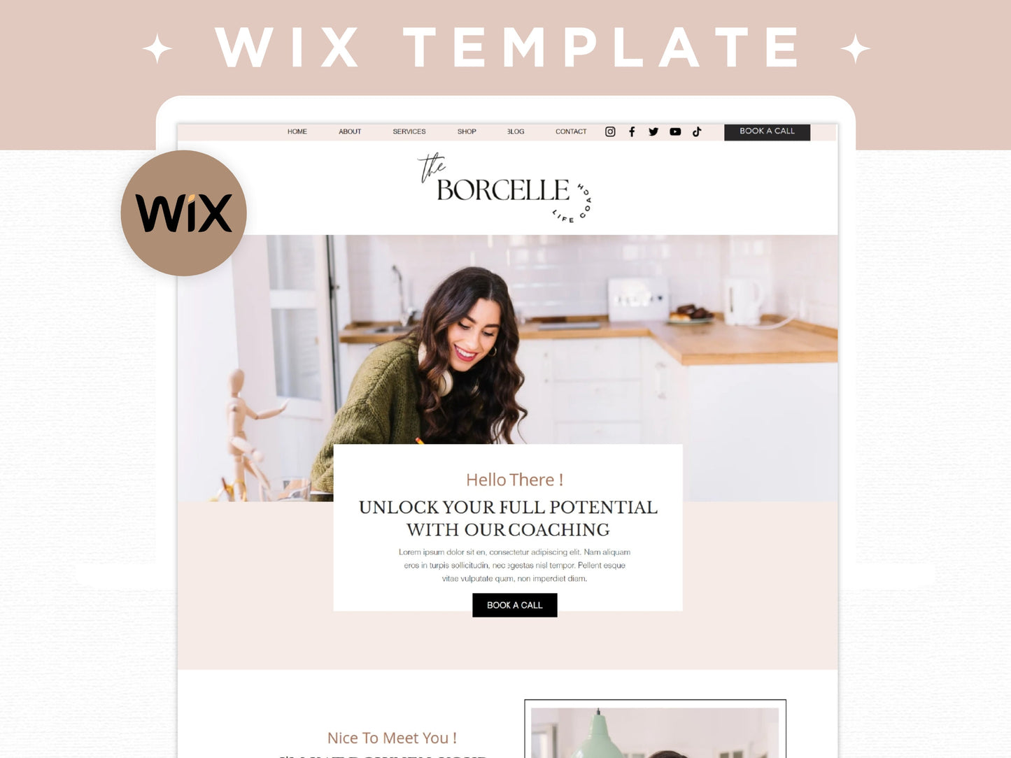 Wix Website Template - Advertfox