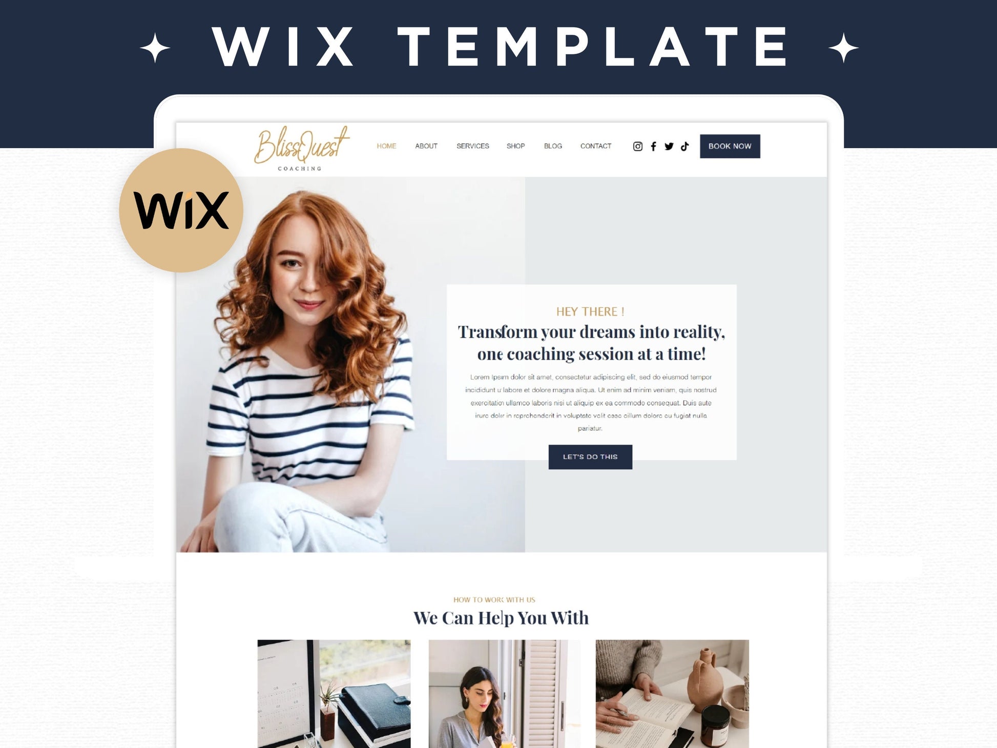 Wix Website Template - Advertfox