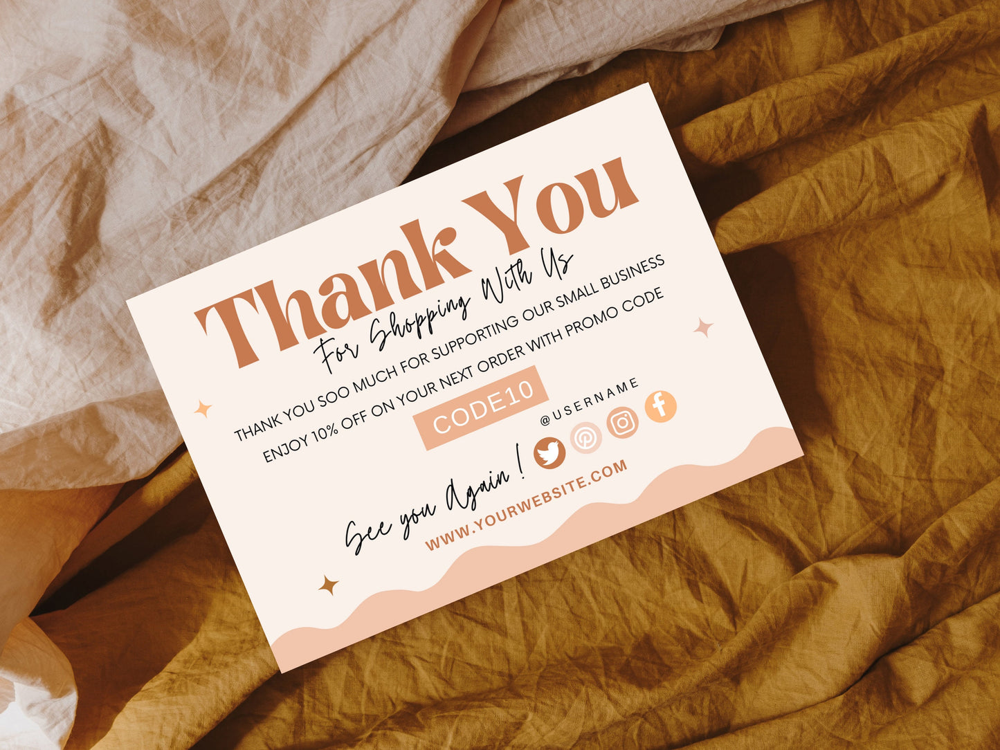 Thank You Card - Advertfox