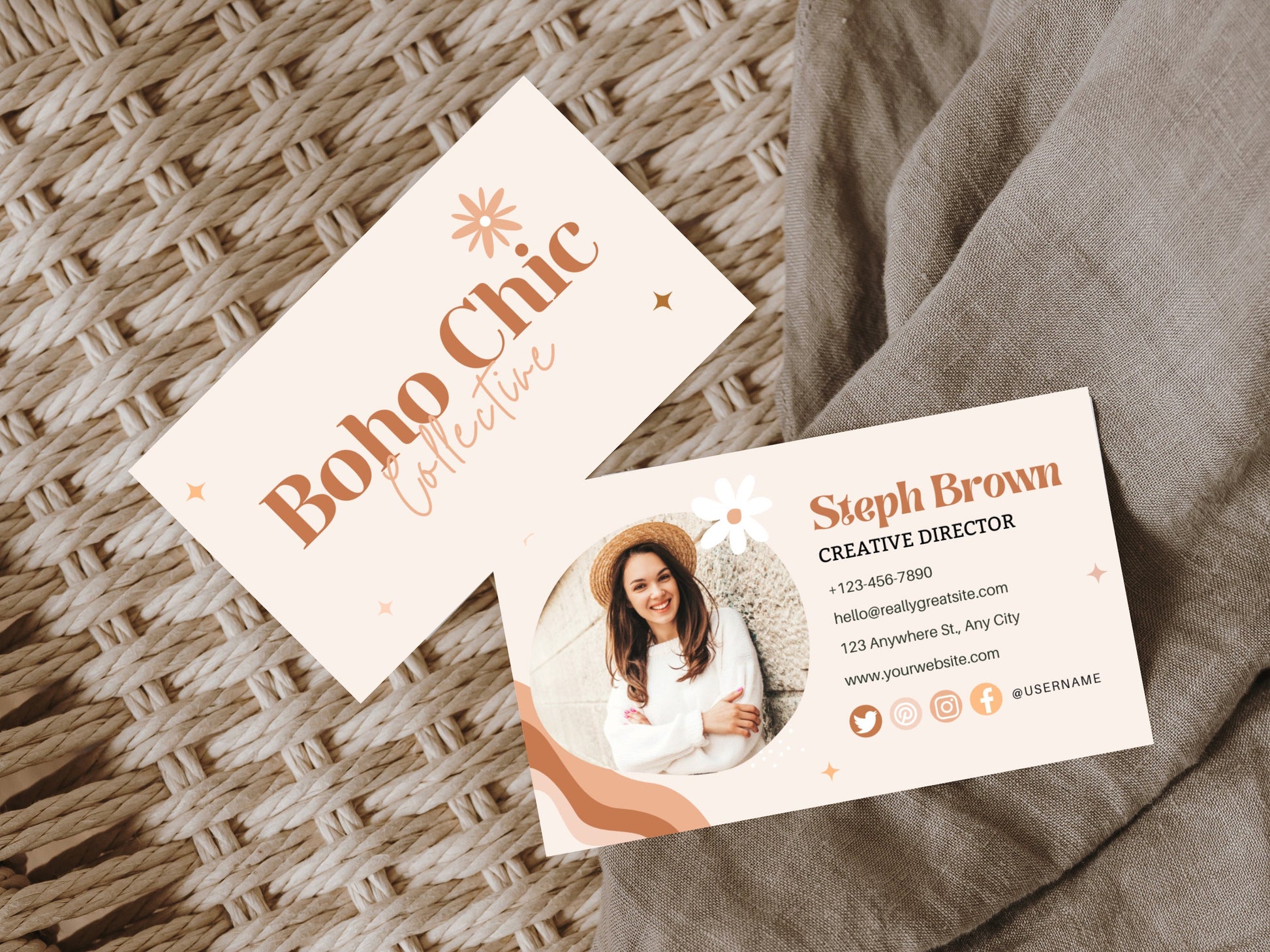 Business Card Template - Advertfox