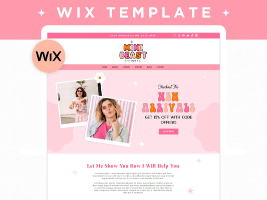 Wix Website Template - Advertfox