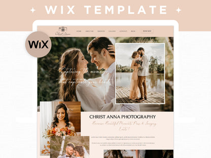 Wix Website for Wedding Photographer - Advertfox