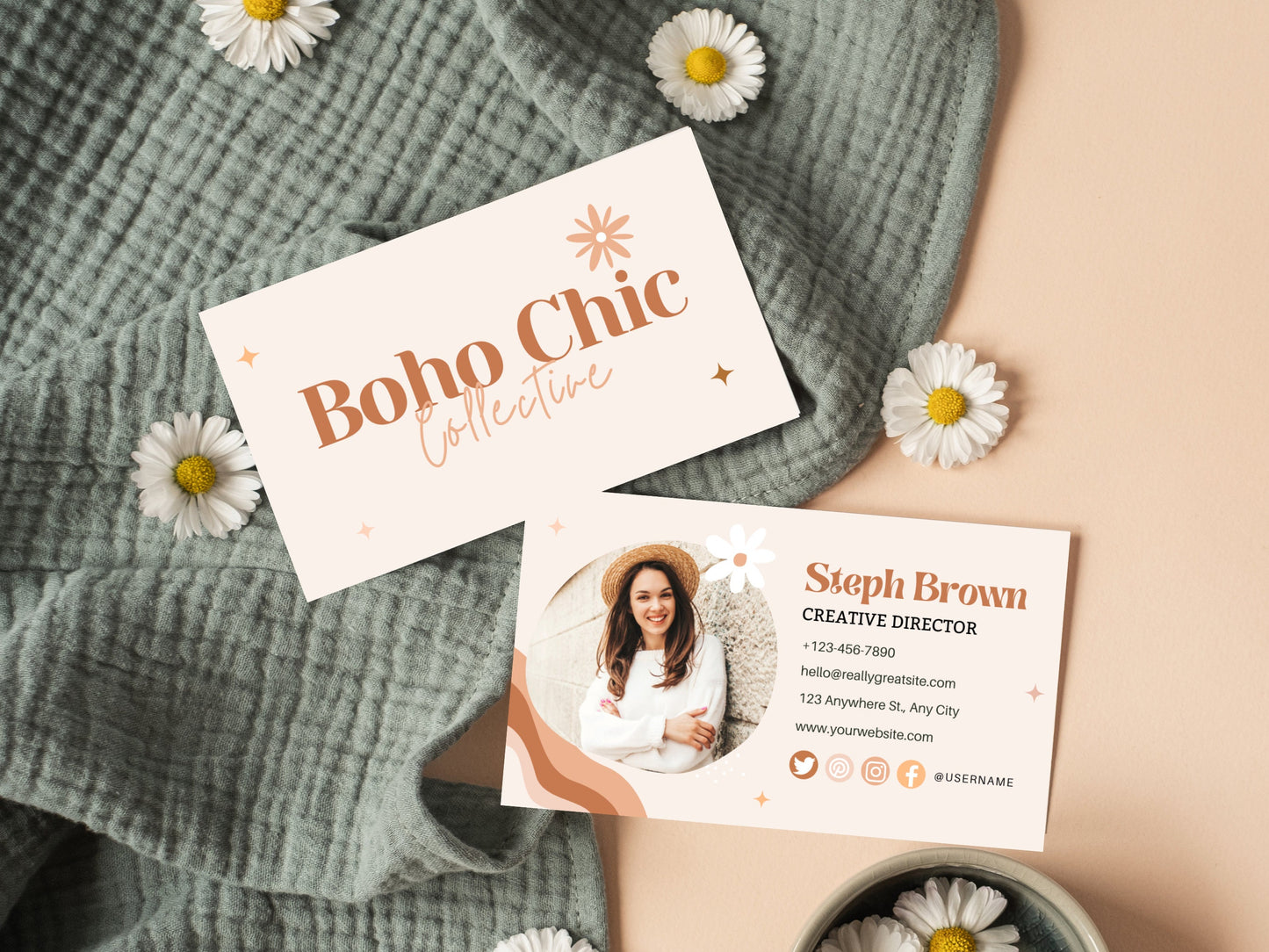 Business Card Template - Advertfox