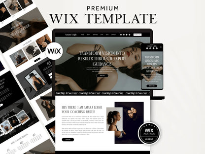 Professional Wix Website Template for Coaches & Consultants - Advertfox