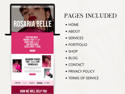 Luxury Wix Studio Website Template for Service Businesses - Advertfox