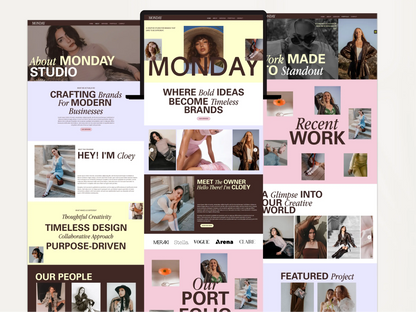 Wix Studio Website Template for Creative Agency
