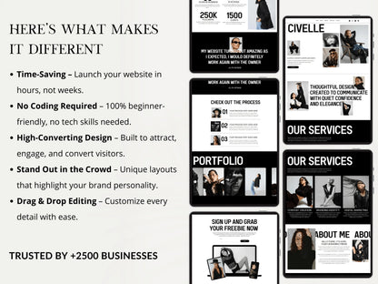 Modern Wix Studio Landing Page Template - Advertfox
