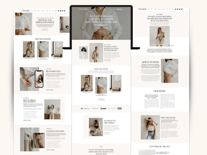 Premium Wix Website Template For Brand Agency