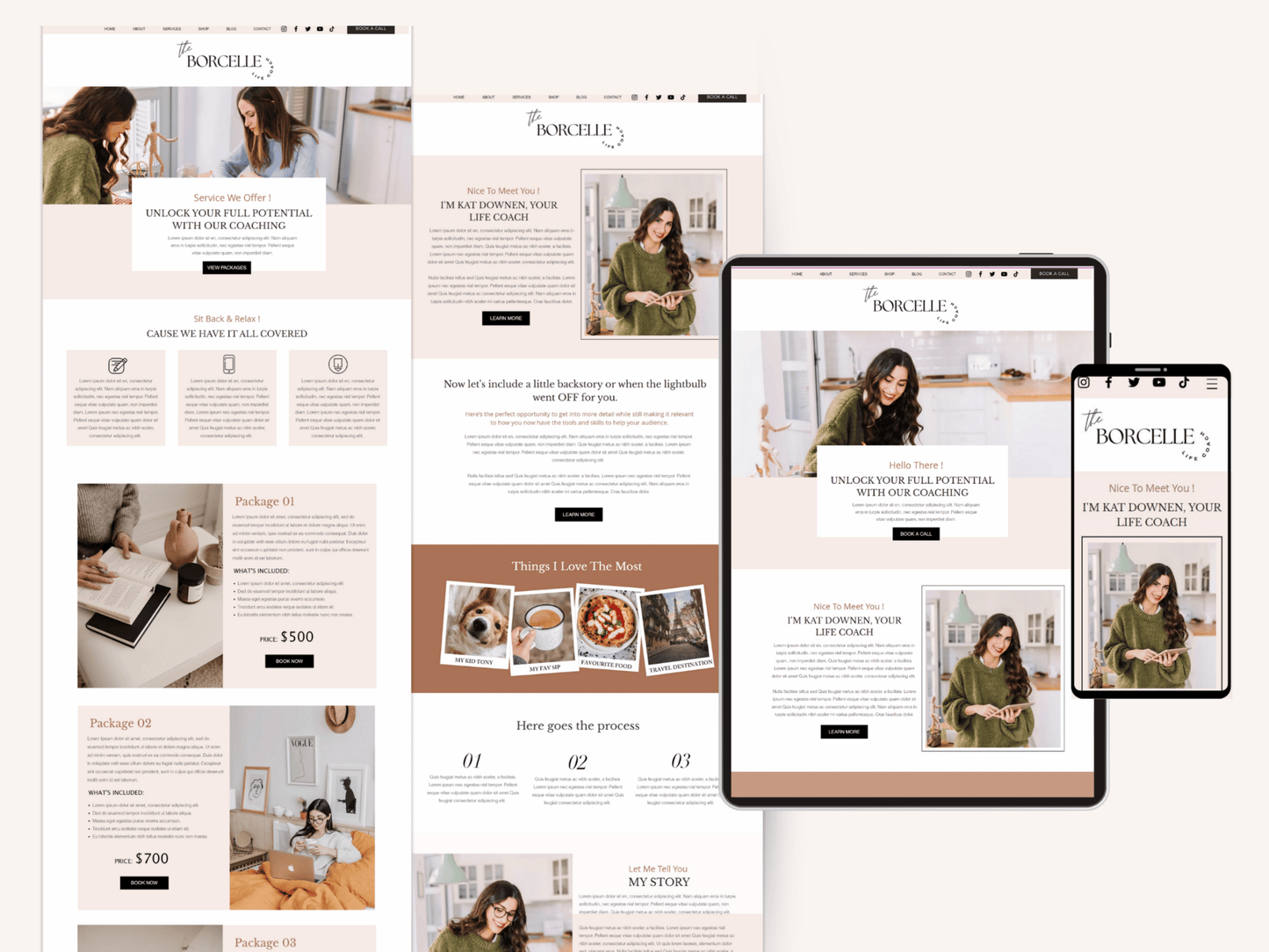 Wix Website Template For Business & Life Coaches - Advertfox