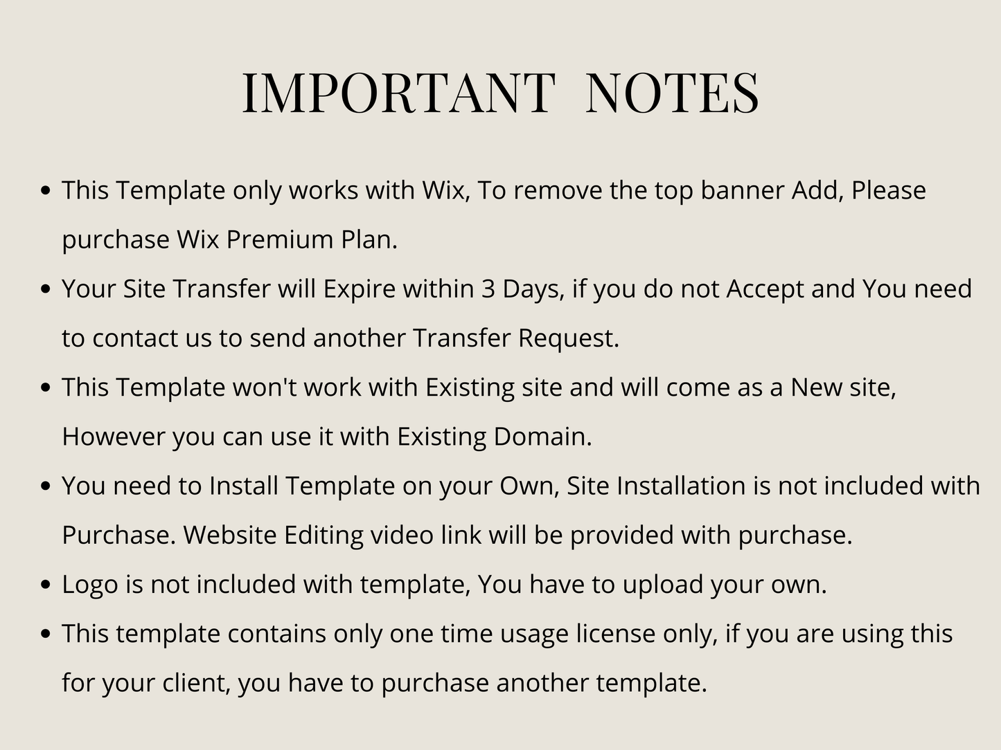 Coaching Wix Website Template