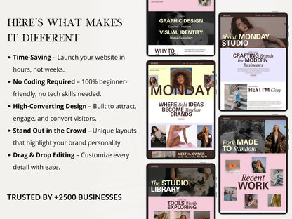 Wix Studio Website Template for Creative Agency