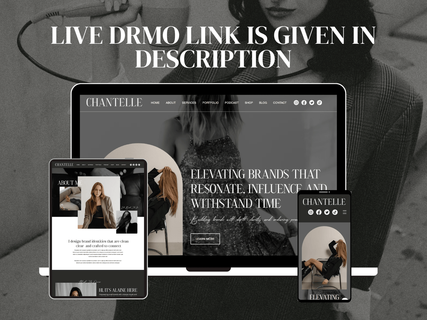 Life Coach Wix Website Template