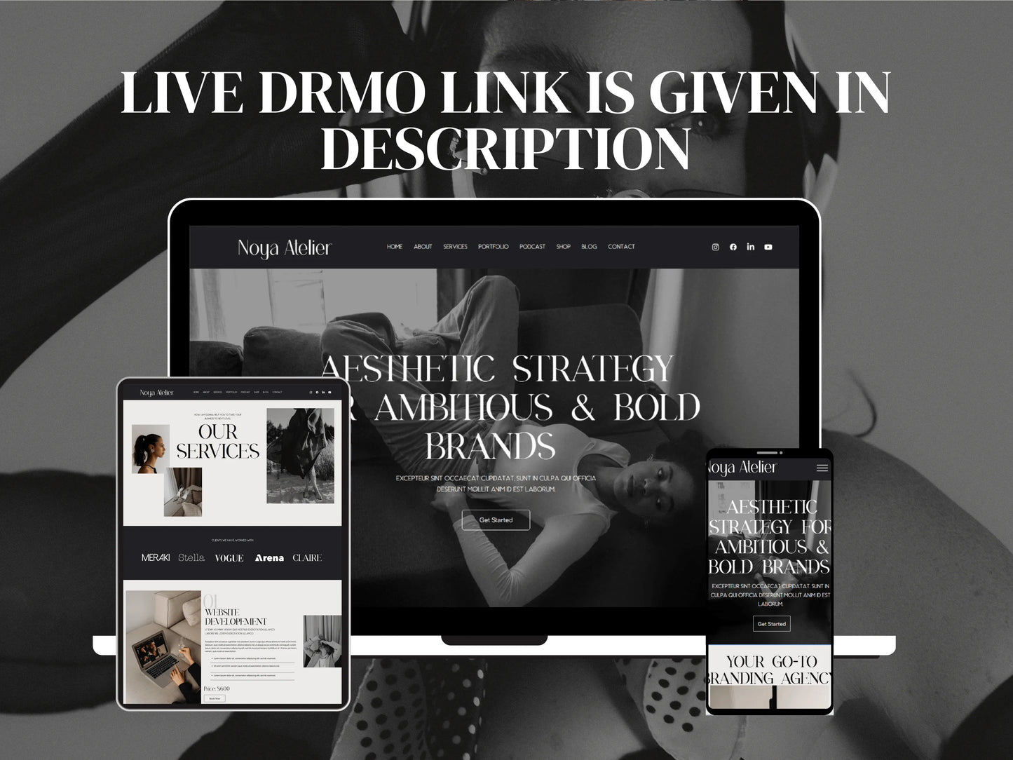Premium Wix Studio Website Template for Creative Agency - Advertfox